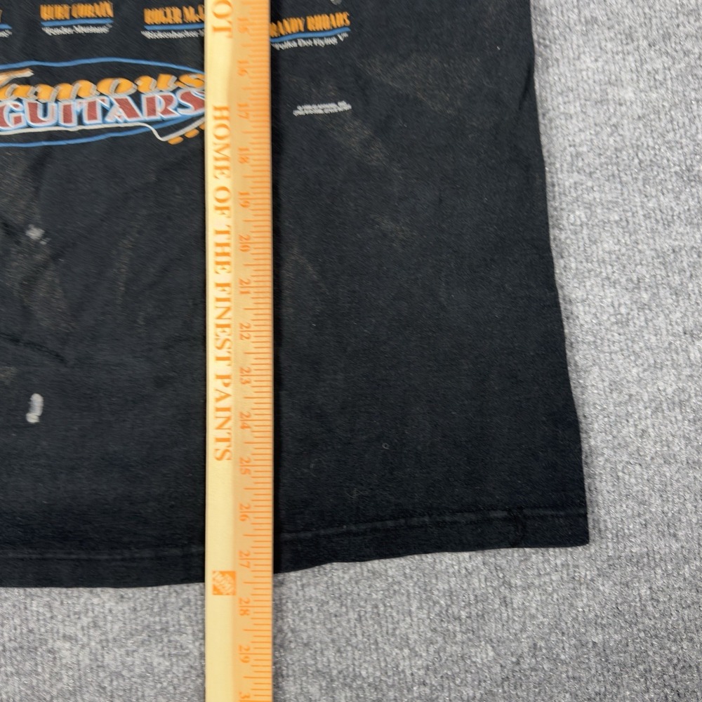 Vintage 90s‎ Rock Guitar Legends T-Shirt XL Cobain Vai Page Prince - Picture 5 of 7